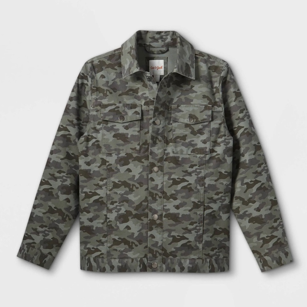 Cat & Jack Boys Camo Jacket